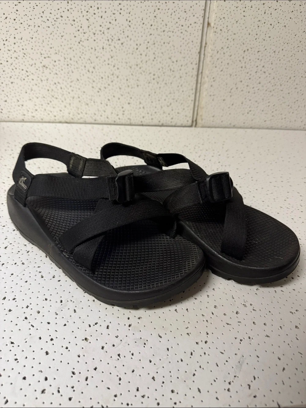 Chaco Black Strappy Outdoor Sandals